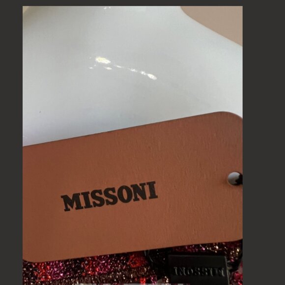 NWT MISSONI RED w/LUREX DRESS SIZE 44/10 - Picture 11 of 12